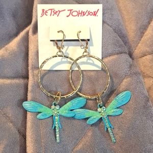 New Betsey johnson earrings